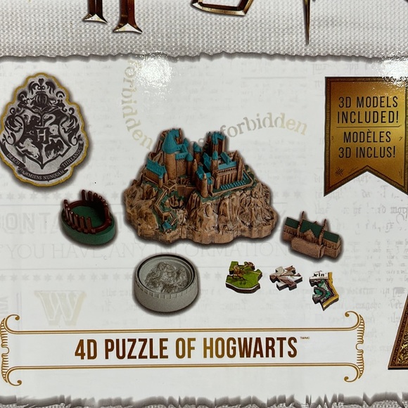 Harry Potter 4D Puzzle Complete With Instructions Hogwarts Wizarding World - Picture 9 of 13